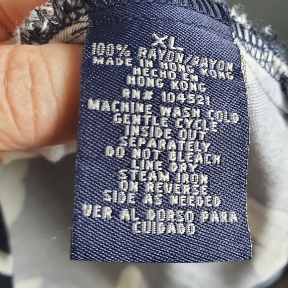 La Cabana Mens Tropical Print Shirt Sz XL - Picture 4 of 4